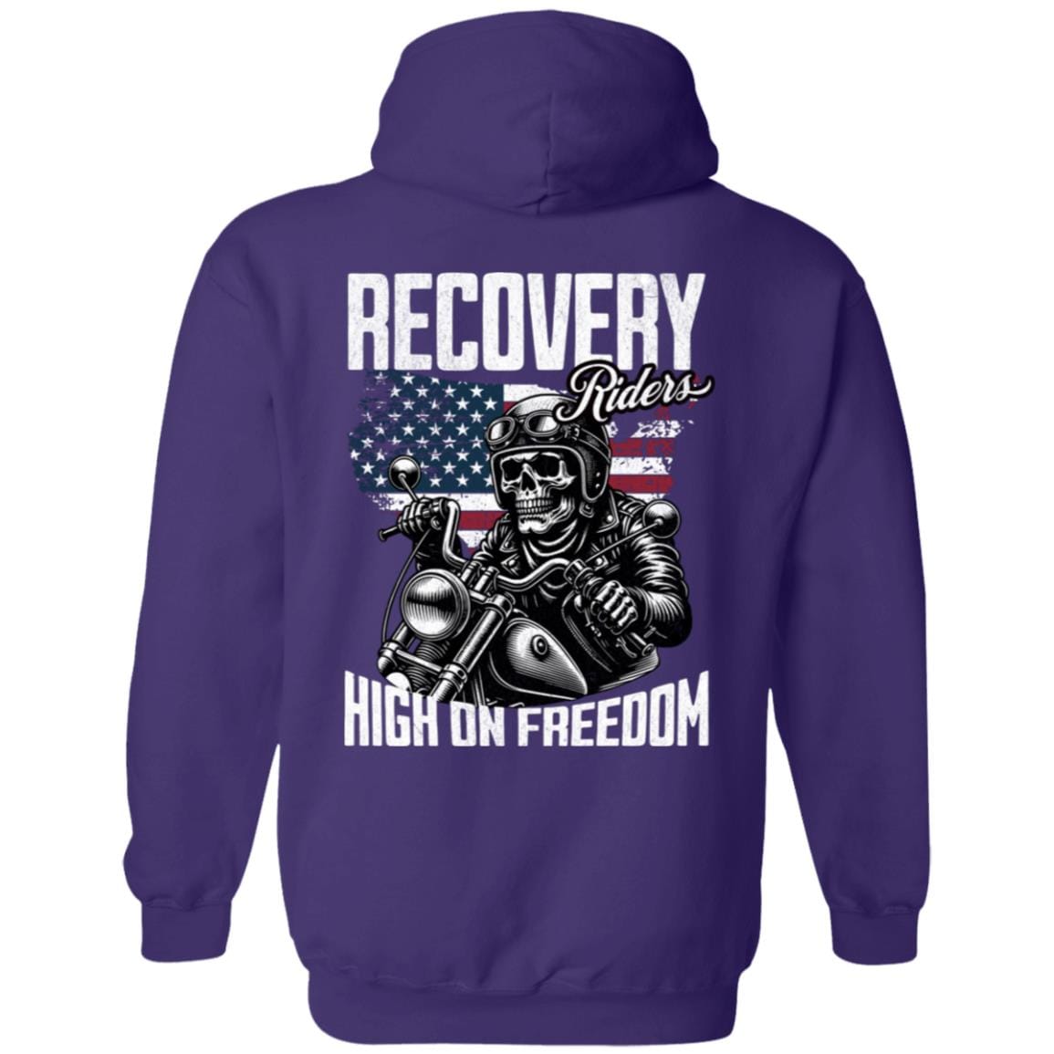 Recovery Zip Hoodie | Inspiring Sobriety | Recovery Riders - High On Freedom
