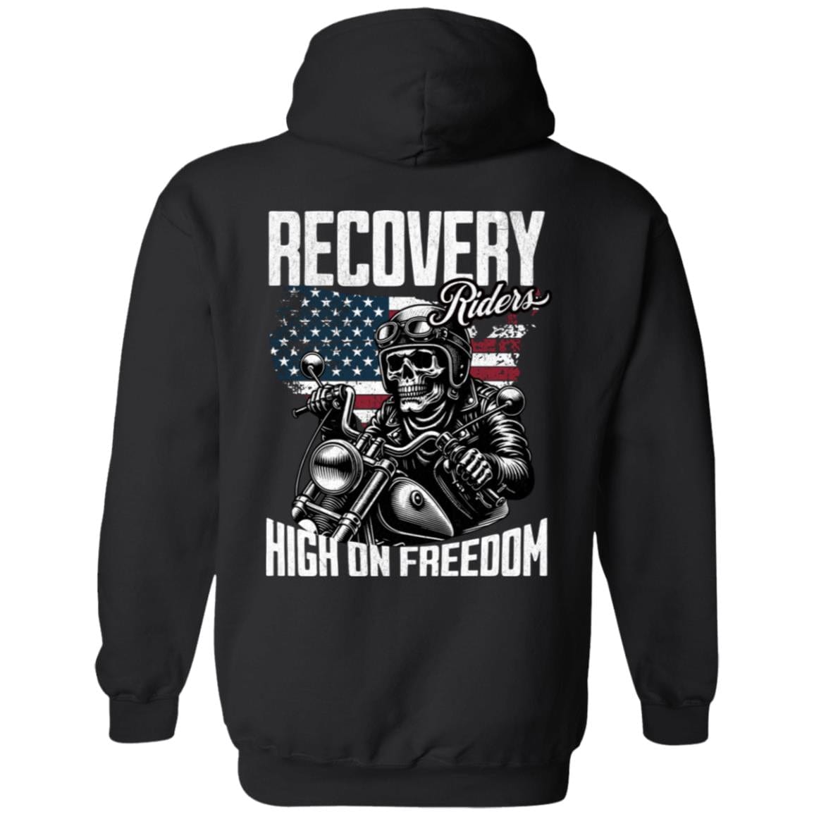 Recovery Zip Hoodie | Inspiring Sobriety | Recovery Riders - High On Freedom