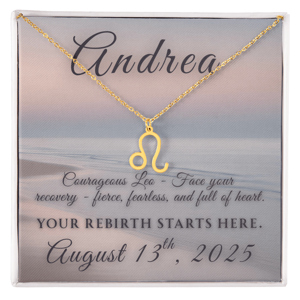 Custom Zodiac Recovery Necklace | Inspiring Sobriety