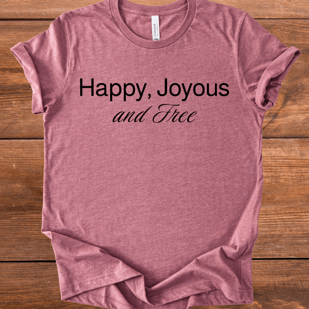 Vintage Blend Recovery T-Shirt | Inspiring Sobriety | Happy, Joyous and Free
