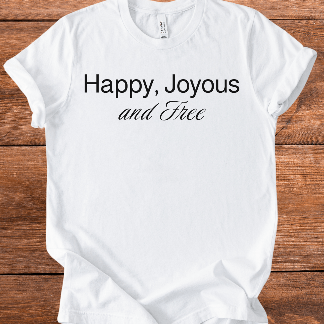 Vintage Blend Recovery T-Shirt | Inspiring Sobriety | Happy, Joyous and Free