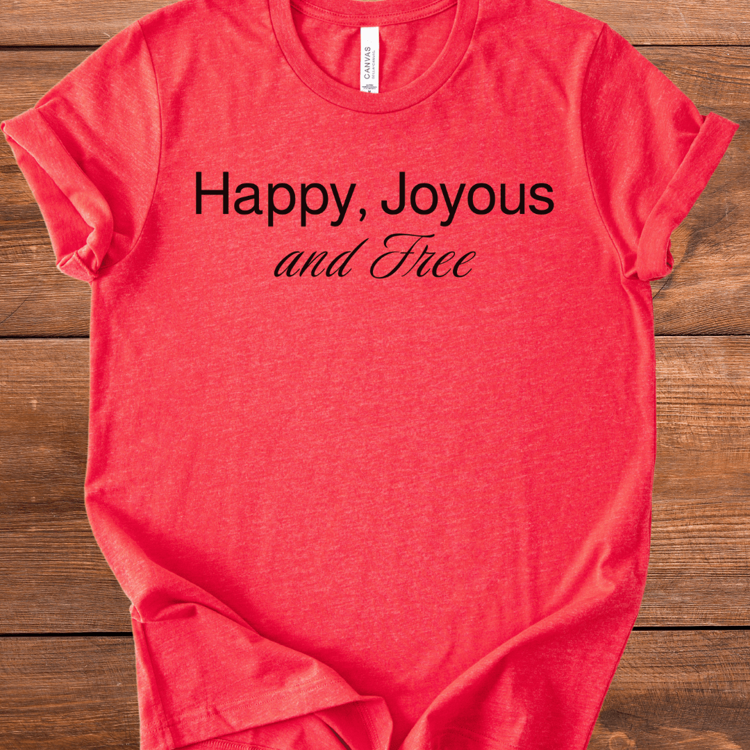 Vintage Blend Recovery T-Shirt | Inspiring Sobriety | Happy, Joyous and Free