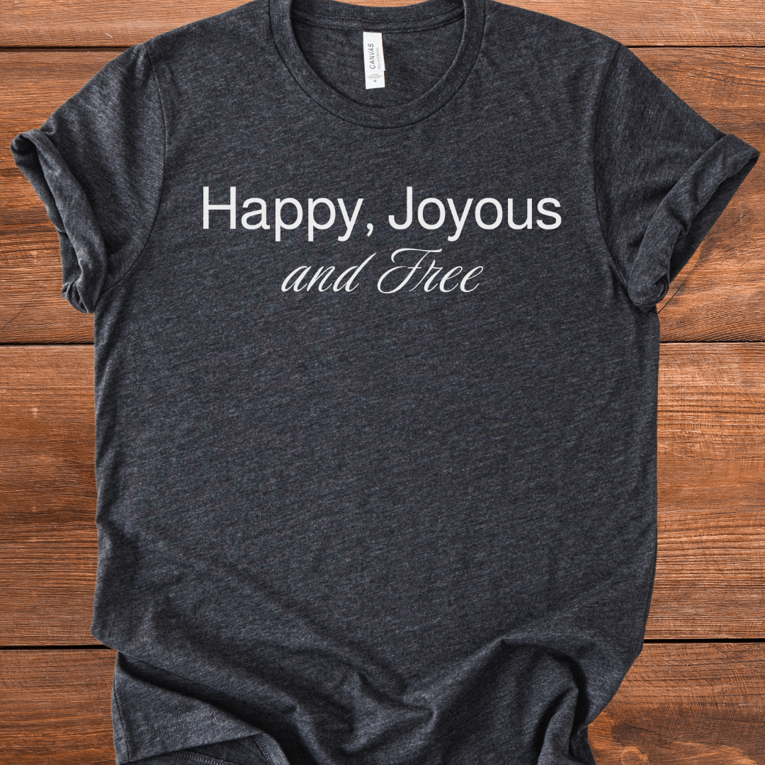Vintage Blend Recovery T-Shirt | Inspiring Sobriety | Happy, Joyous and Free