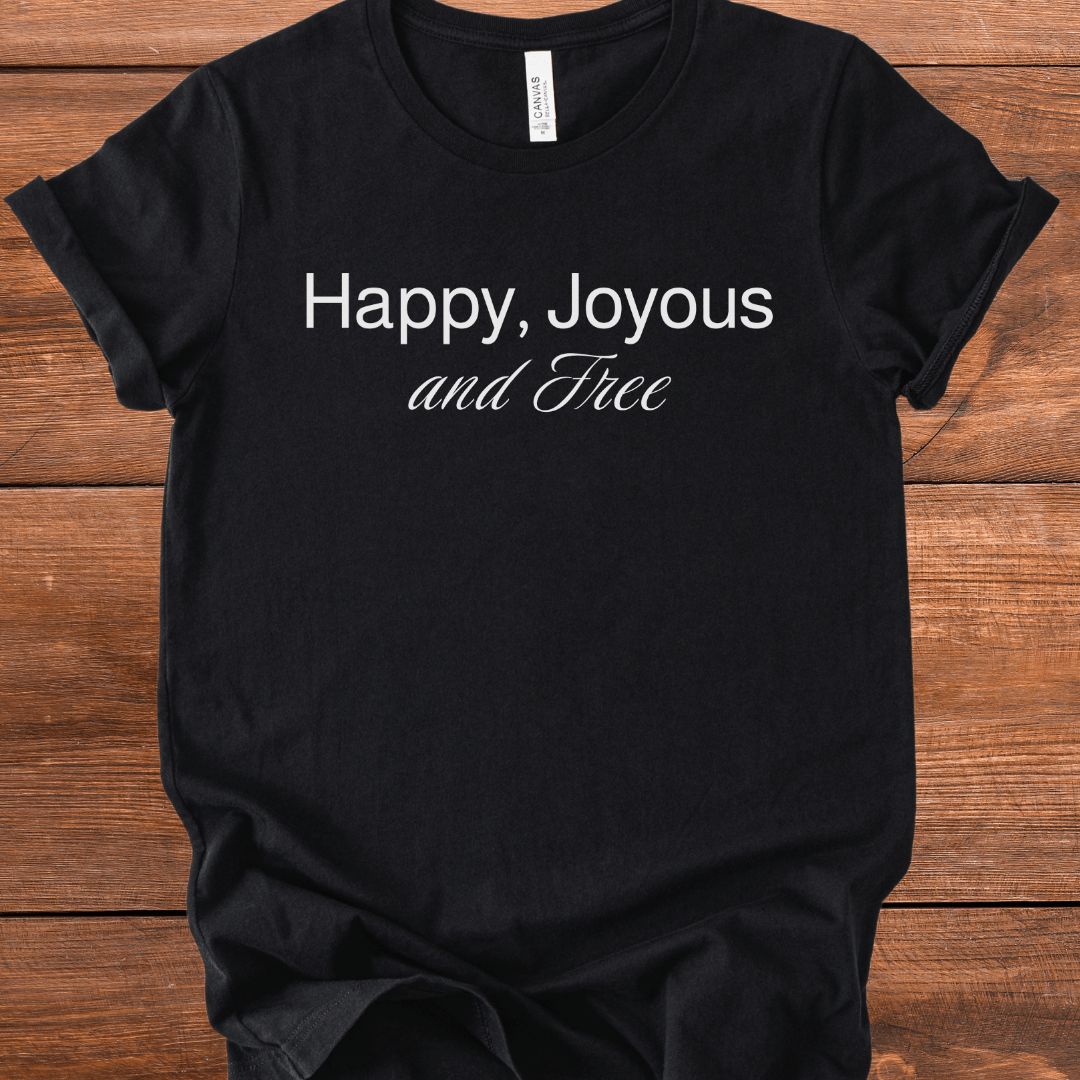 Vintage Blend Recovery T-Shirt | Inspiring Sobriety | Happy, Joyous and Free