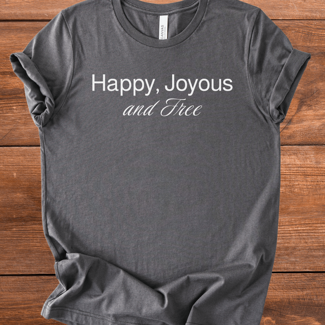 Vintage Blend Recovery T-Shirt | Inspiring Sobriety | Happy, Joyous and Free
