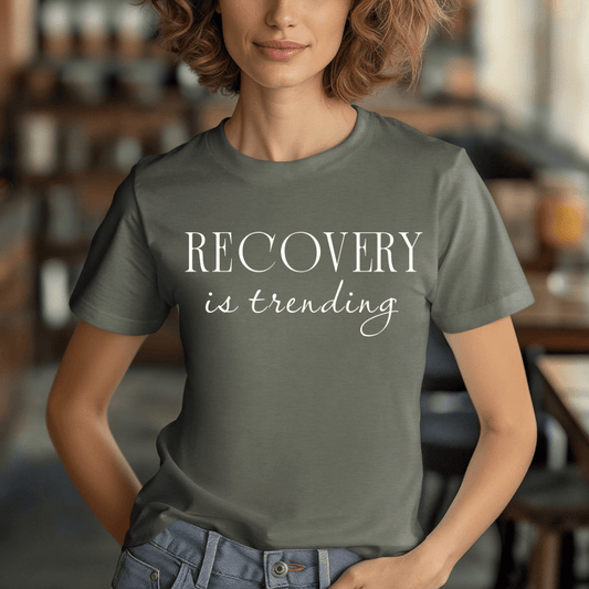Vintage Blend Recovery T-Shirt | Inspiring Sobriety |  Recovery Is Trending