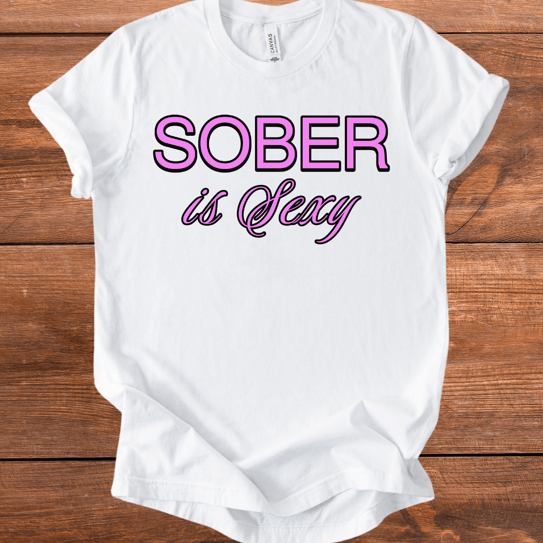 Vintage Blend Recovery T-Shirt | Inspiring Sobriety | Sober Is Sexy White / X-Small Vintage Blend Recovery T-Shirt | Inspiring Sobriety | Sober Is Sexy White / X-Small