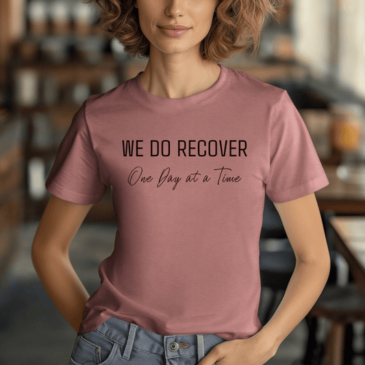 Vintage Blend Recovery T-Shirt | Inspiring Sobriety |  We Do Recover
