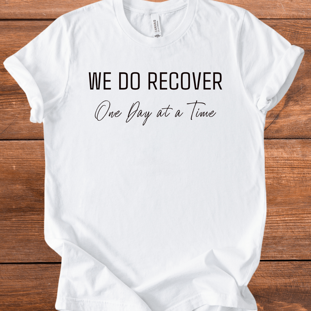 Vintage Blend Recovery T-Shirt | Inspiring Sobriety | We Do Recover