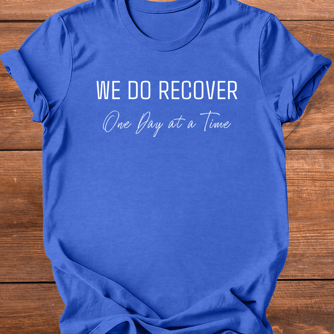Vintage Blend Recovery T-Shirt | Inspiring Sobriety | We Do Recover