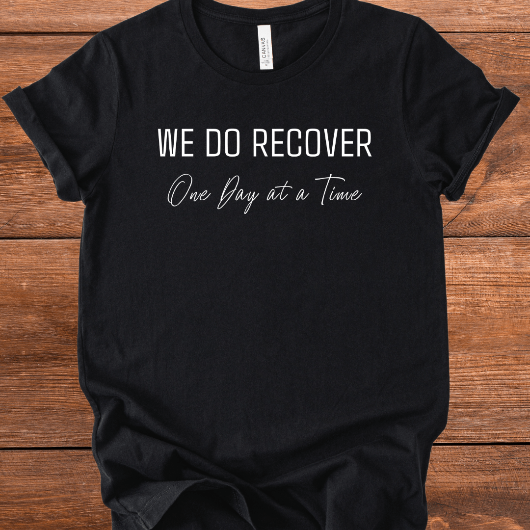 Vintage Blend Recovery T-Shirt | Inspiring Sobriety | We Do Recover