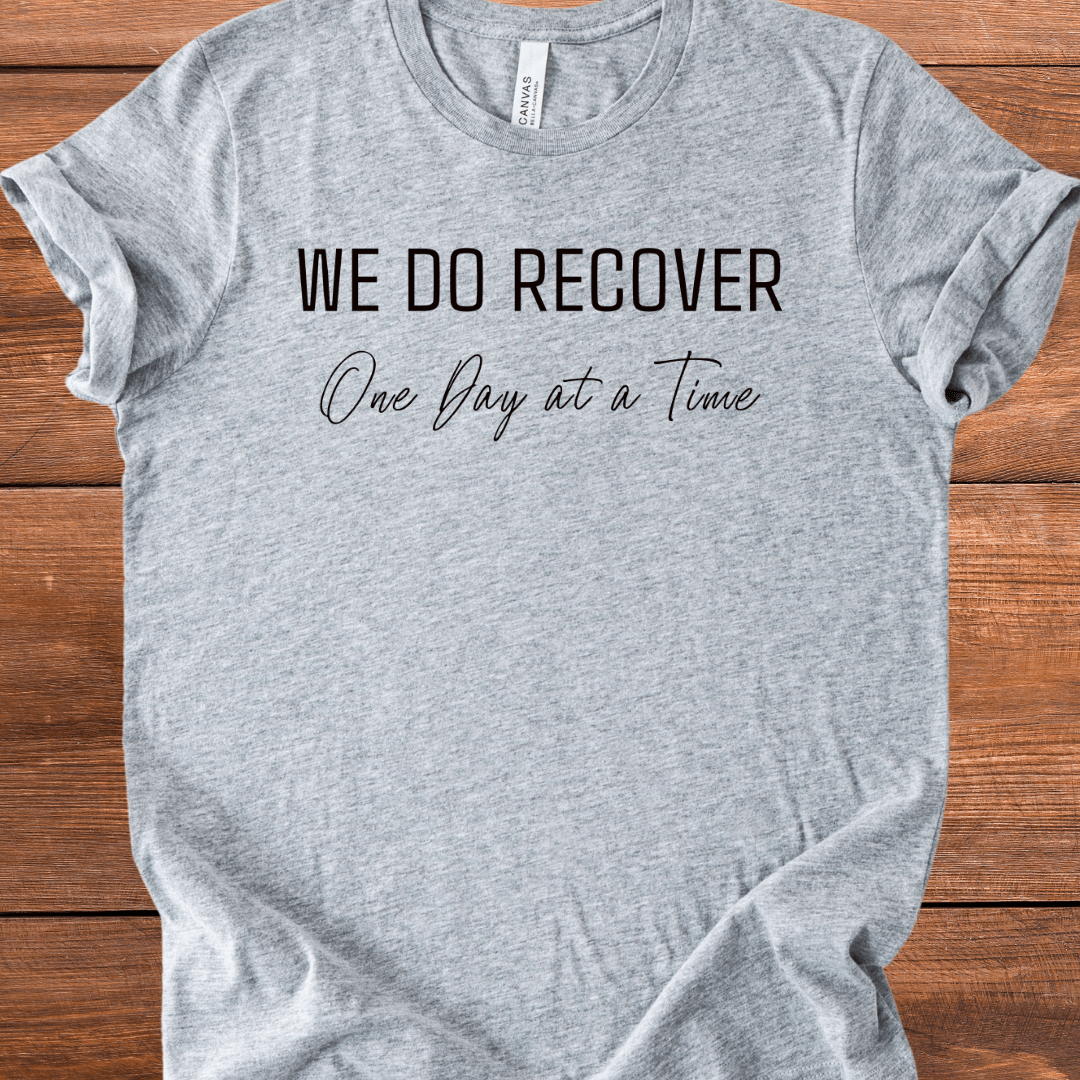 Vintage Blend Recovery T-Shirt | Inspiring Sobriety | We Do Recover