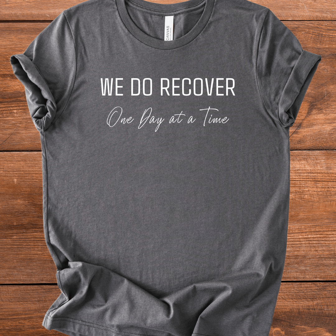 Vintage Blend Recovery T-Shirt | Inspiring Sobriety | We Do Recover