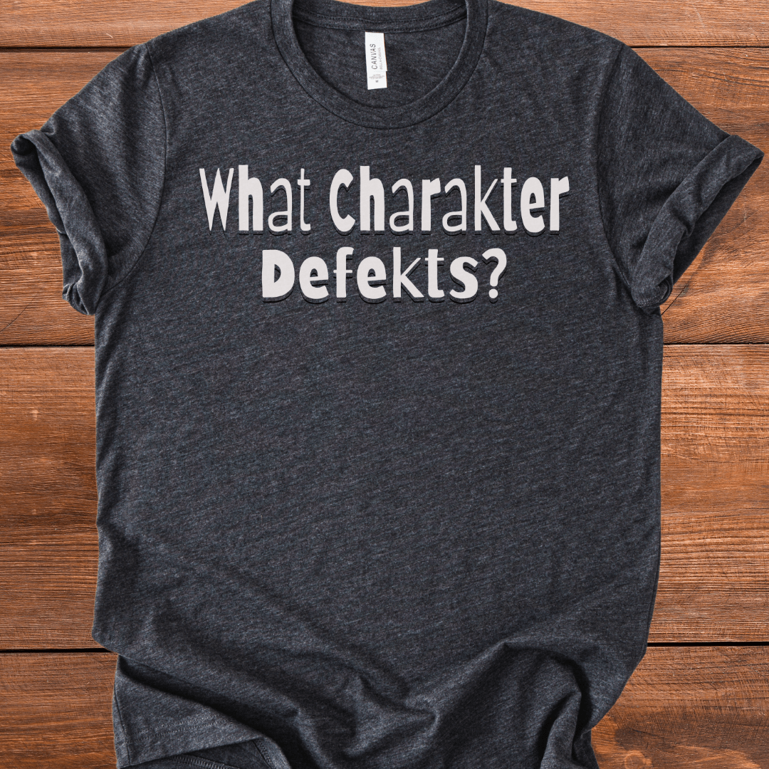 Vintage Blend Recovery T-Shirt | Inspiring Sobriety | What Charakter Defekts?
