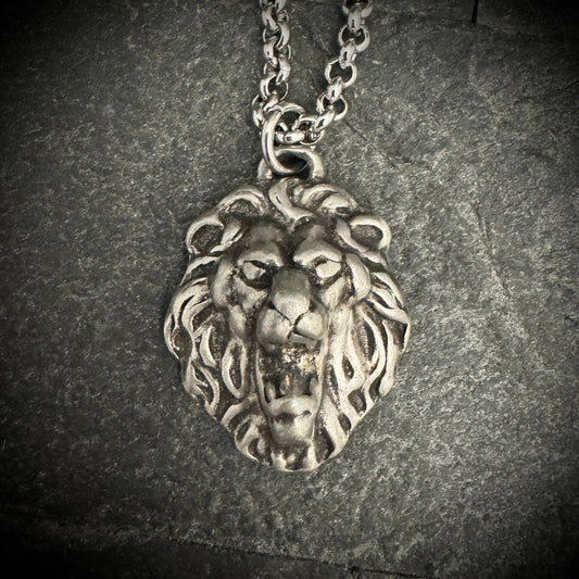 Vintage Lion Pendant | Inspiring Sobriety and Johnny LTD