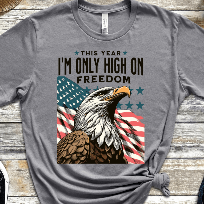 Vintage Recovery T-Shirt | Inspiring Sobriety | High on Freedom