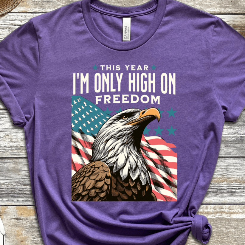 Vintage Recovery T-Shirt | Inspiring Sobriety | High on Freedom
