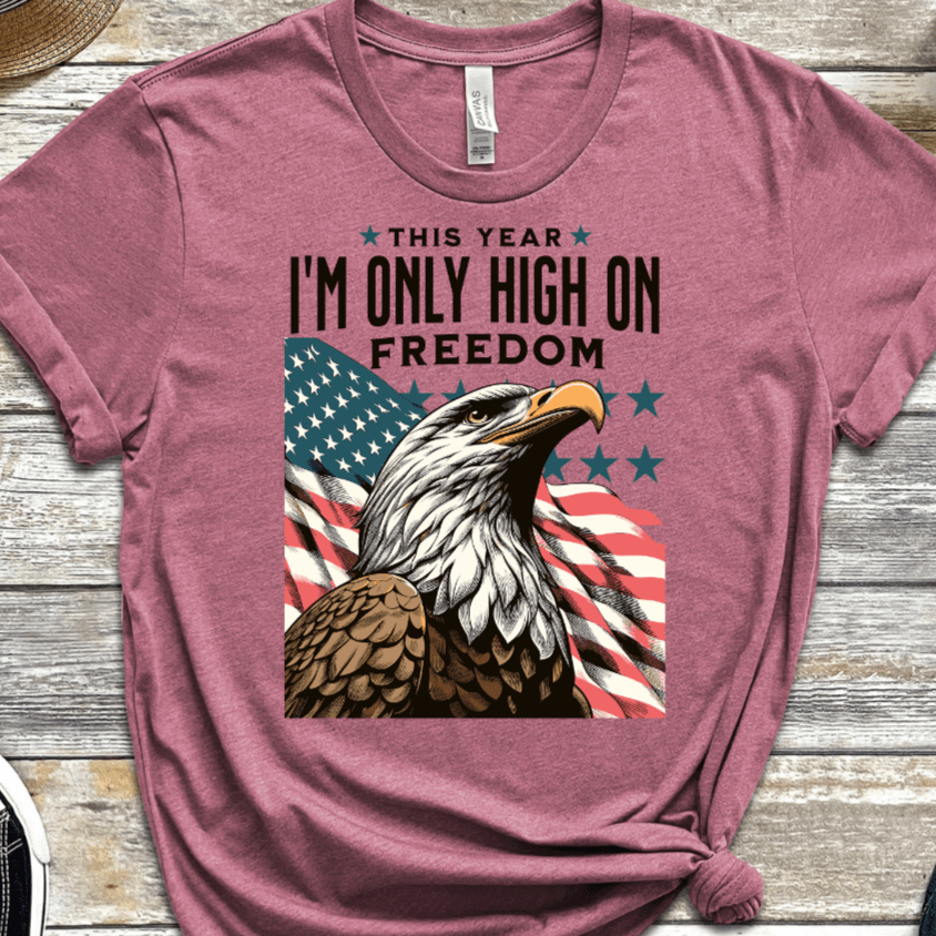 Vintage Recovery T-Shirt | Inspiring Sobriety | High on Freedom