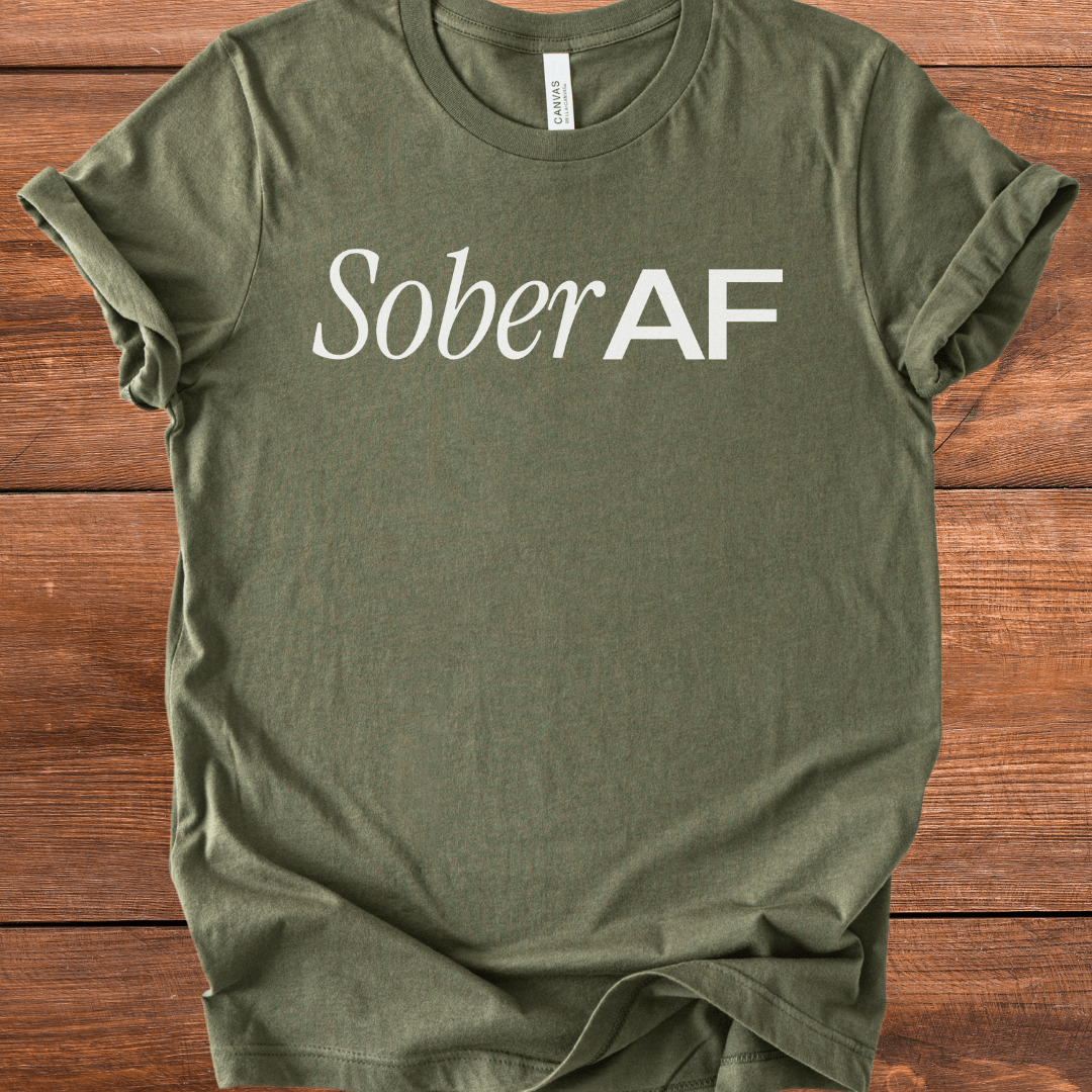 Vintage Recovery T-Shirt | Inspiring Sobriety | Sober AF