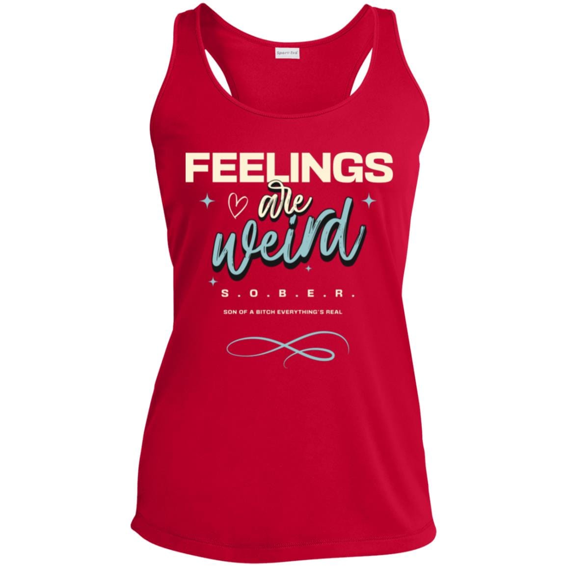 Womens Recovery Tank | Inspiring Sobriety | Feelings Are Weird