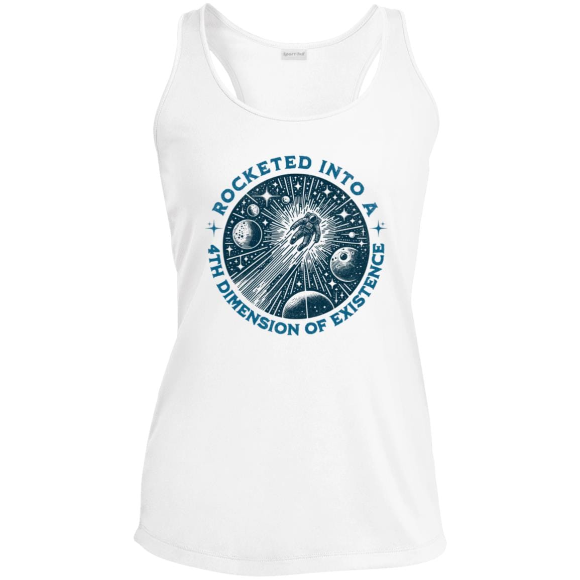 Womens Recovery Tank | Inspiring Sobriety | Rocketed Into a 4th Dimension of Existence