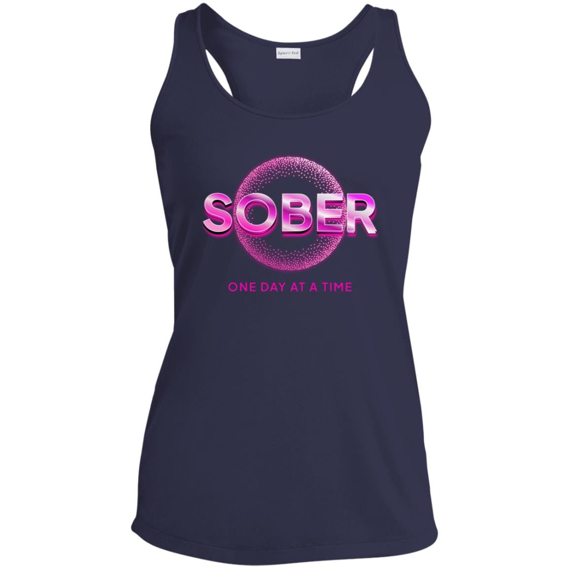 Womens Recovery Tank | Inspiring Sobriety | SOBER (Pink)