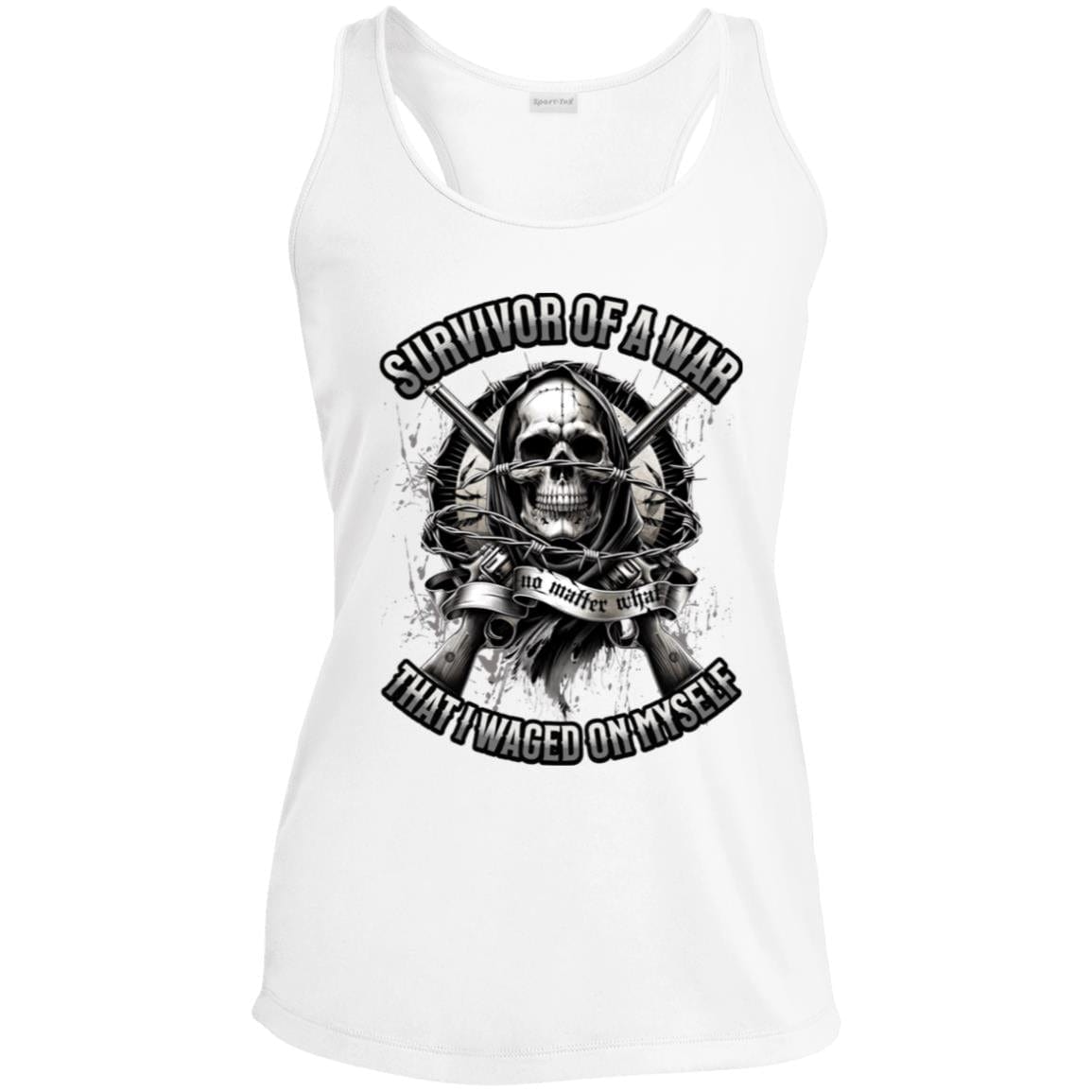 Womens Recovery Tank | Inspiring Sobriety | Survivor of a War I Waged On Myself