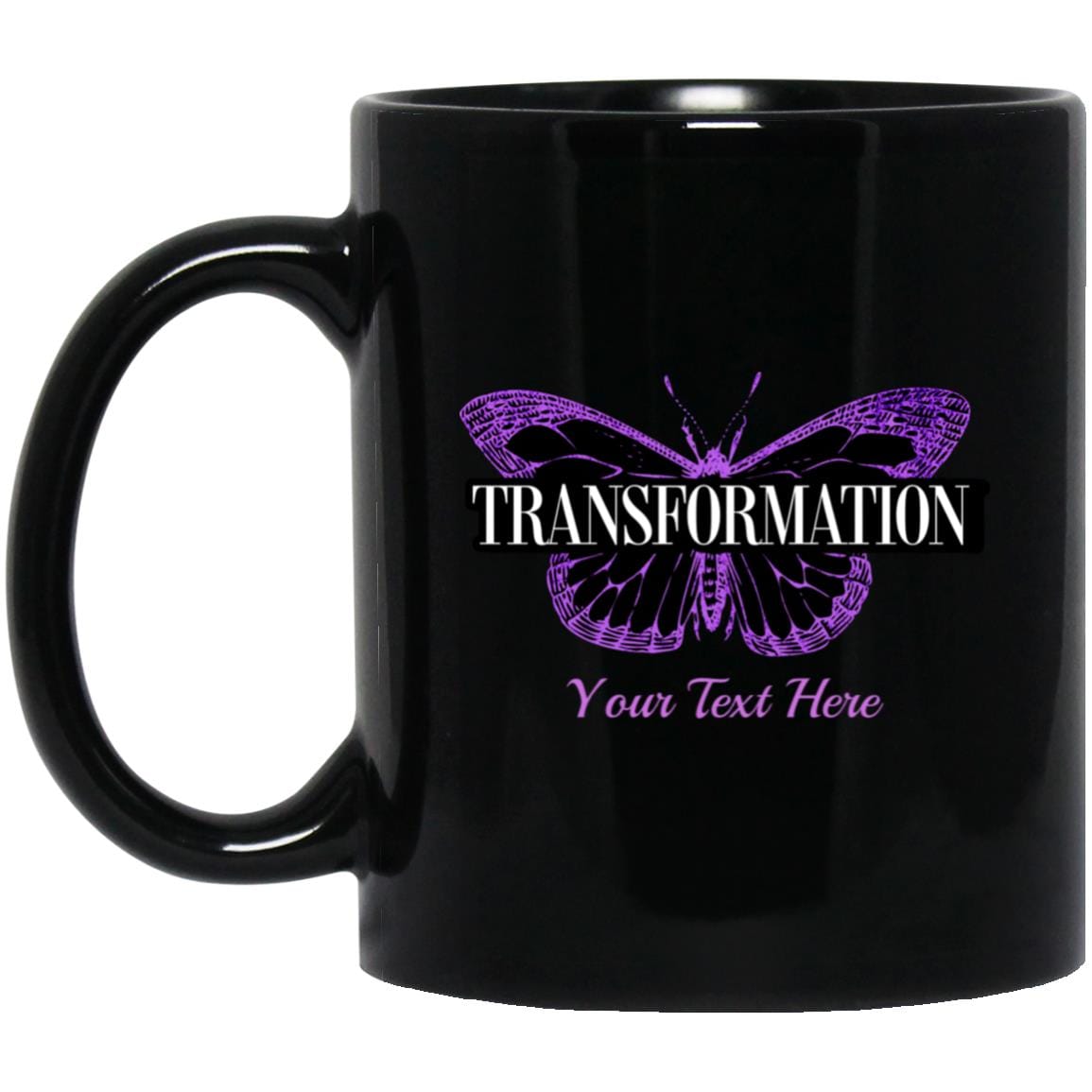 Custom Recovery Coffee Mug | Inspiring Sobriety | Transformation Butterfly