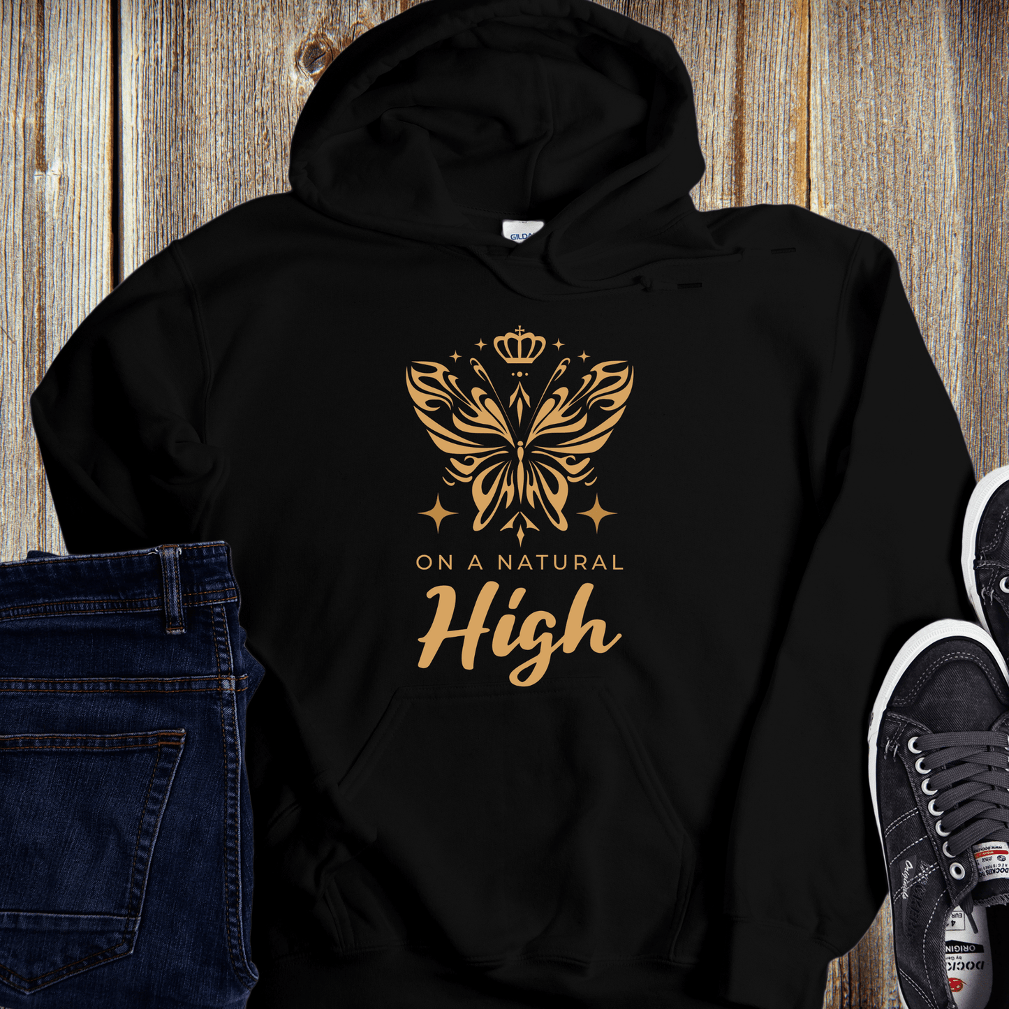 Recovery Hoodie | Inspiring Sobriety | On a Natural High Butterfly