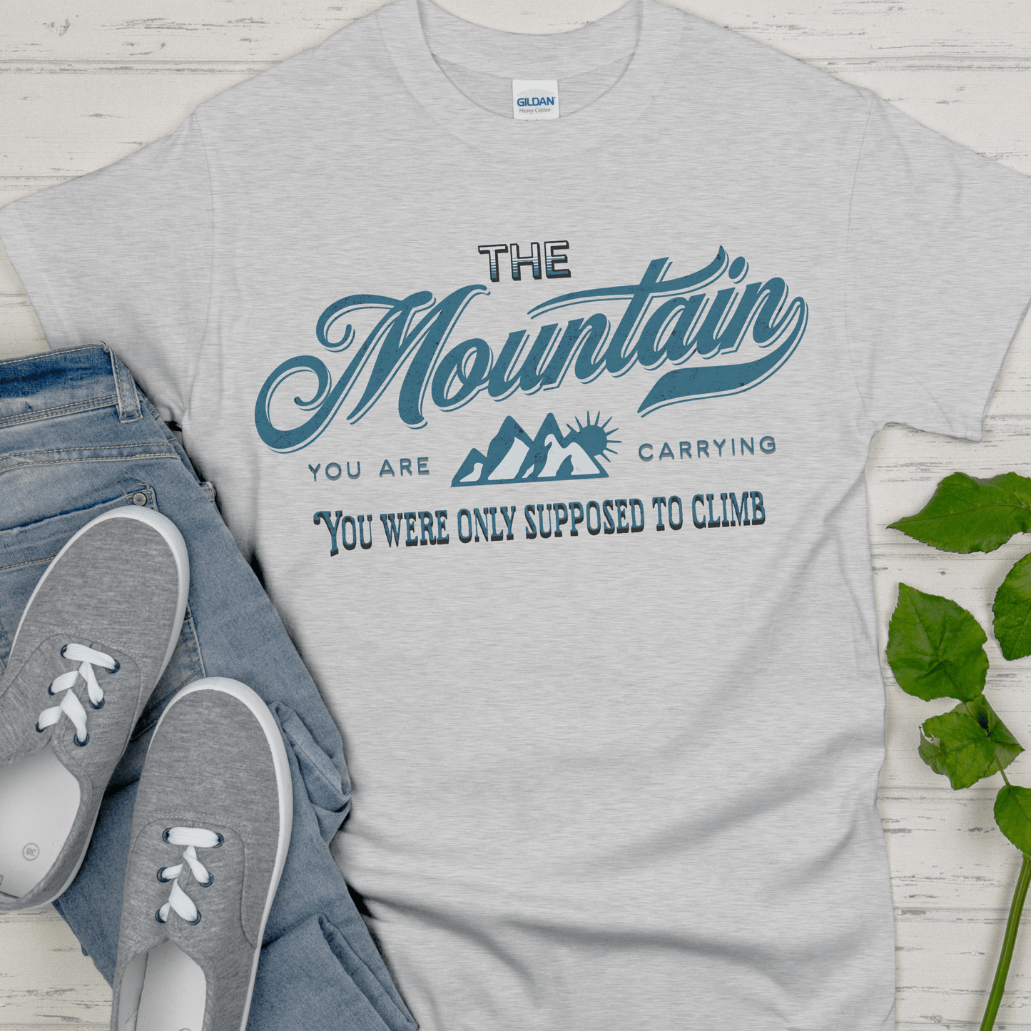 Recovery T-Shirt | Inspiring Sobriety | The Mountain You Are Carrying