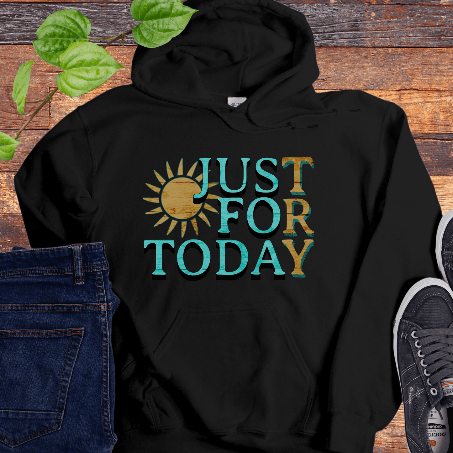 Recovery Unisex Hoodie | Inspiring Sobriety | Just For Today "TRY"
