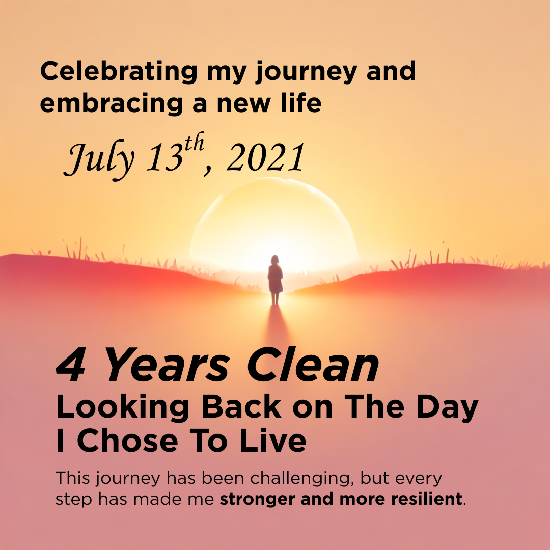 Four Years Clean: A Look Back on the Day I Chose Life