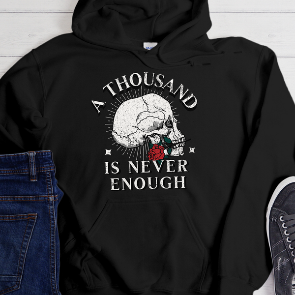 AA NA Recovery Unisex Hoodie | Inspiring Sobriety |  1000 Is Never Enough