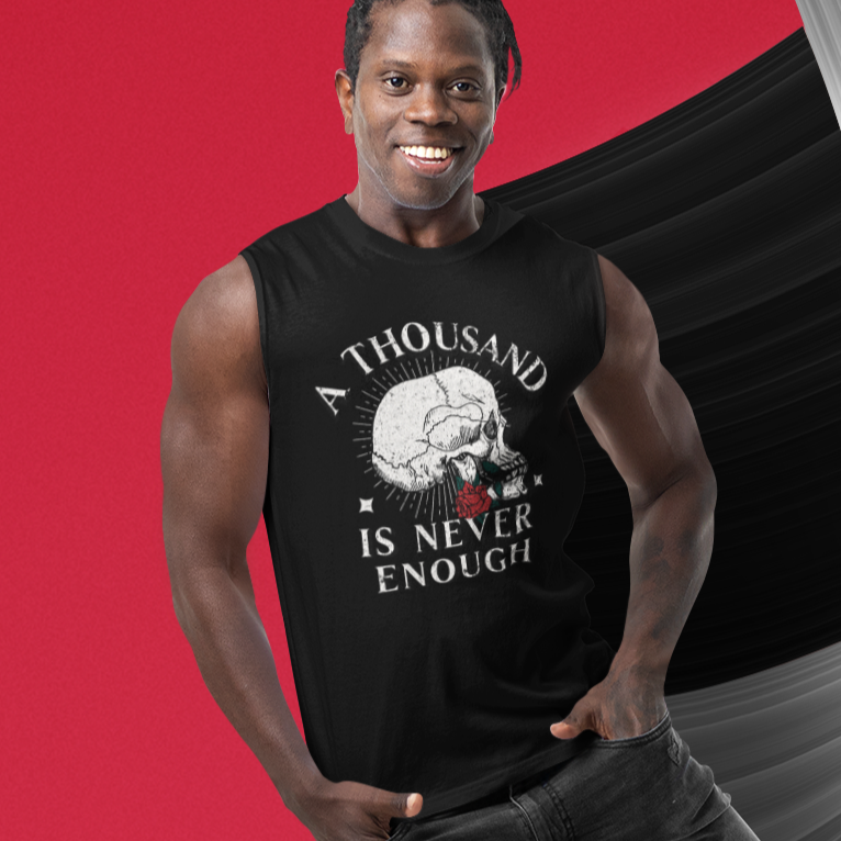AA NA Mens Recovery Tank | Inspiring Sobriety | 1000 Is Never Enough