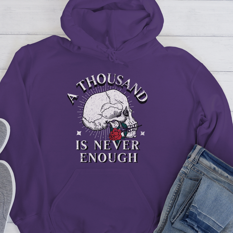 Recovery Unisex Hoodie | Inspiring Sobriety |  1000 Is Never Enough