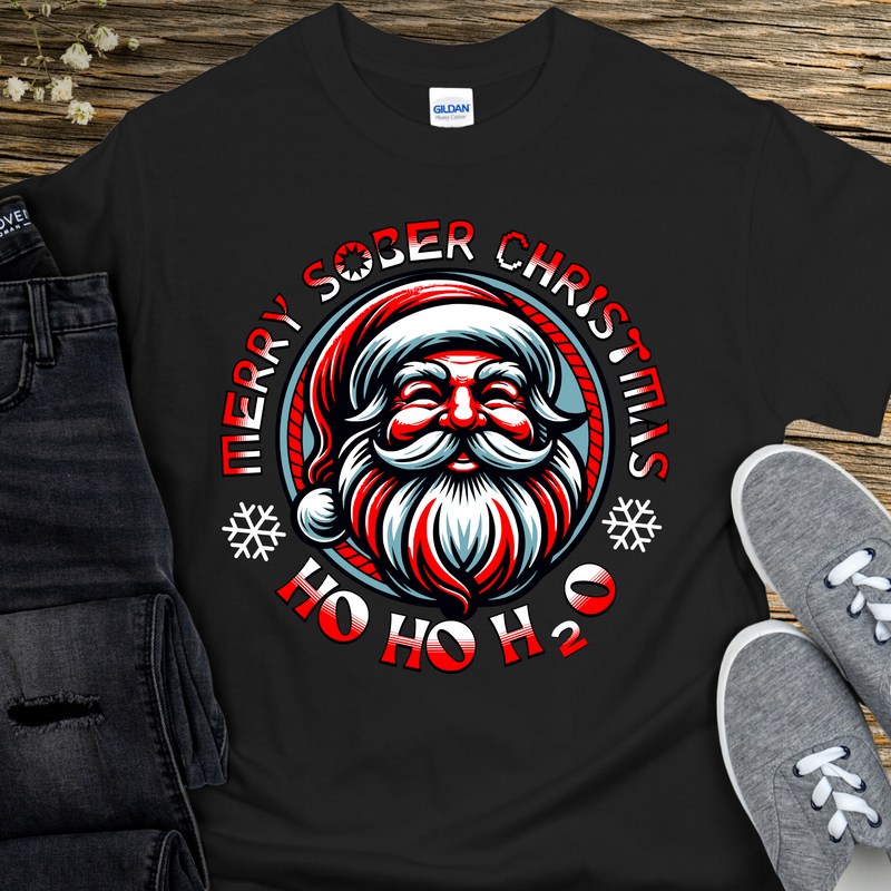 Christmas Recovery T-Shirt | Inspiring Sobriety |   Ho Ho H20