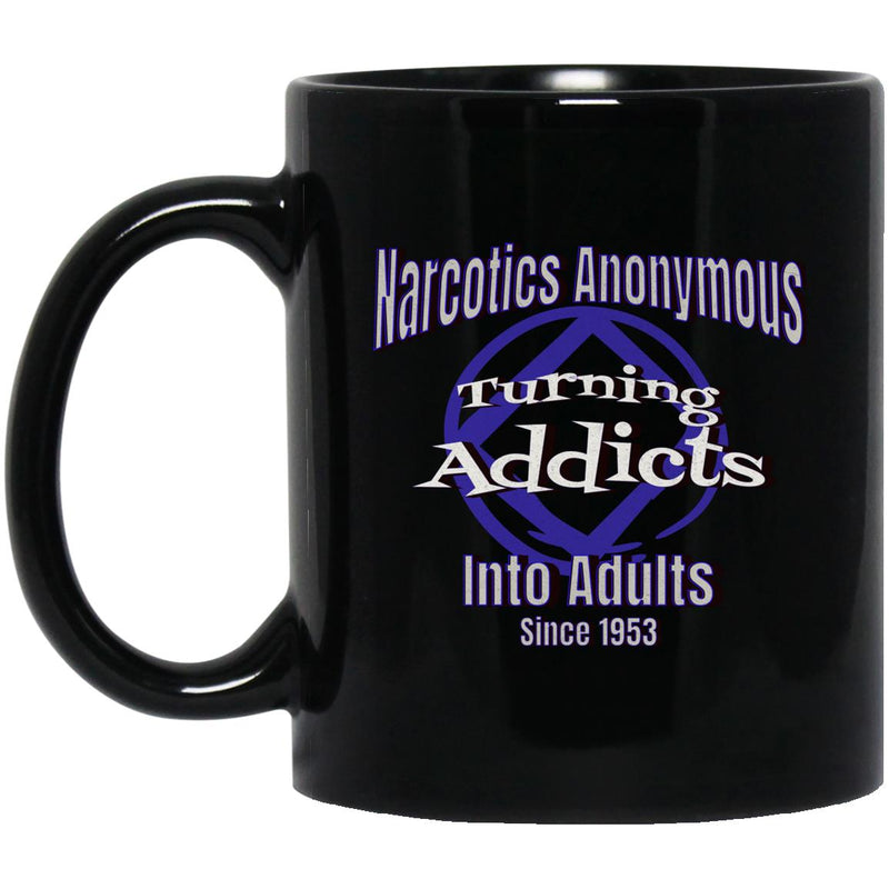 NA Recovery Coffee Mug | Inspiring Sobriety |  Turning Addicts Into Adults Since 1953