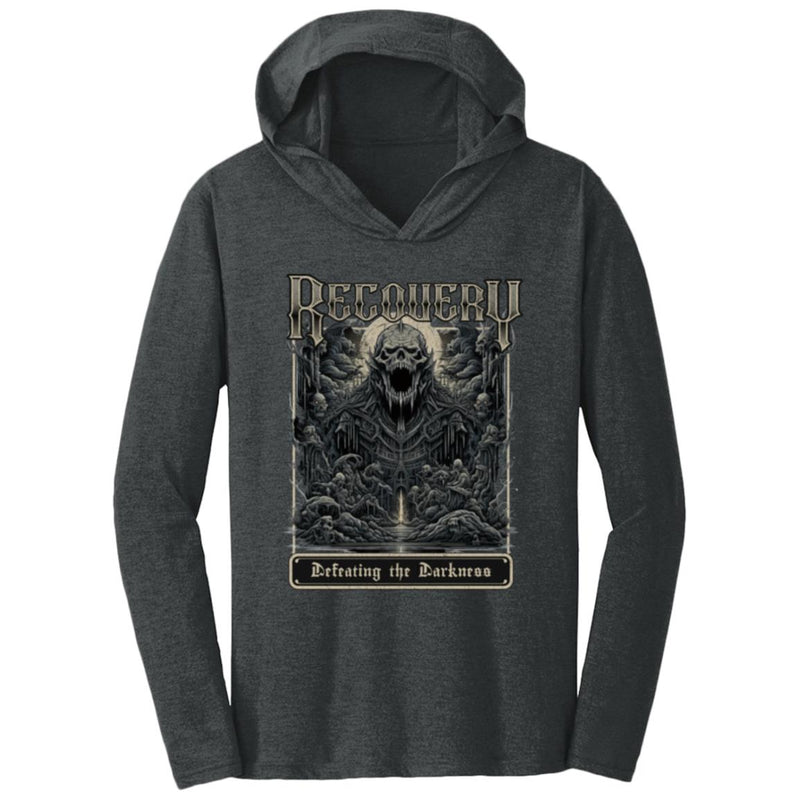 Recovery T-Shirt Hoodie | Inspiring Sobriety |  Recovery - Defeating The Darkness