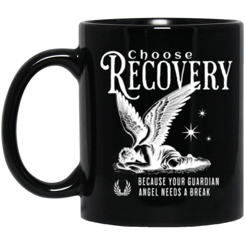 Recovery Mug | Inspiring Sobriety |  Choose Recovery - Guardian Angel