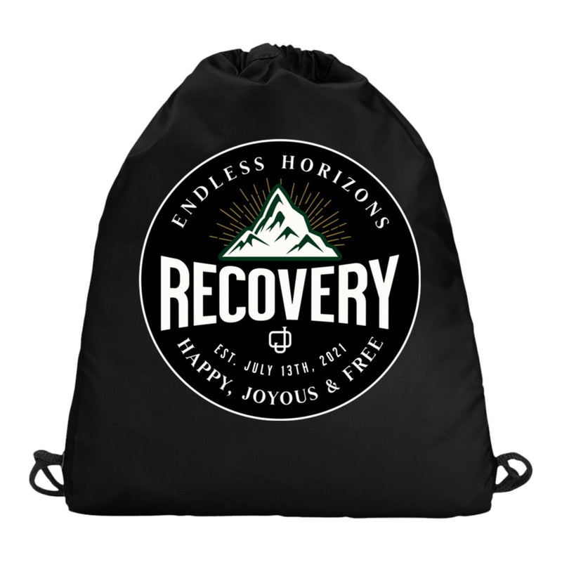 Custom Recovery Champion Cinch Pack | Inspiring Sobriety |  Recovery - Endless Horizons