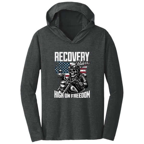 Recovery Tee Hoodie | Inspiring Sobriety |  Recovery Riders  - High On Freedom