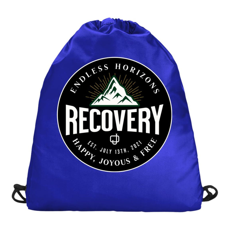 Custom Recovery Champion Cinch Pack | Inspiring Sobriety |  Recovery - Endless Horizons