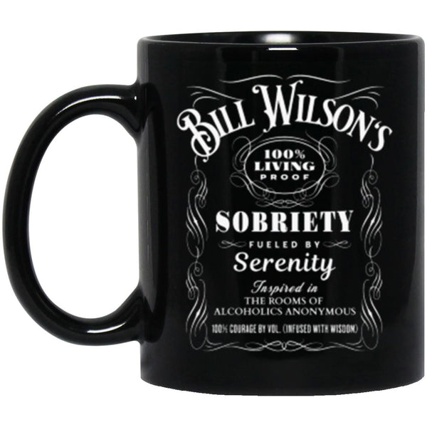 AA Recovery Mug | Inspiring Sobriety | Bill Wilson's 100% Living Proof Sobriety