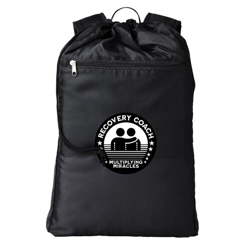 Recovery Cinch Backpack | Inspiring Sobriety |  Recovery Coach