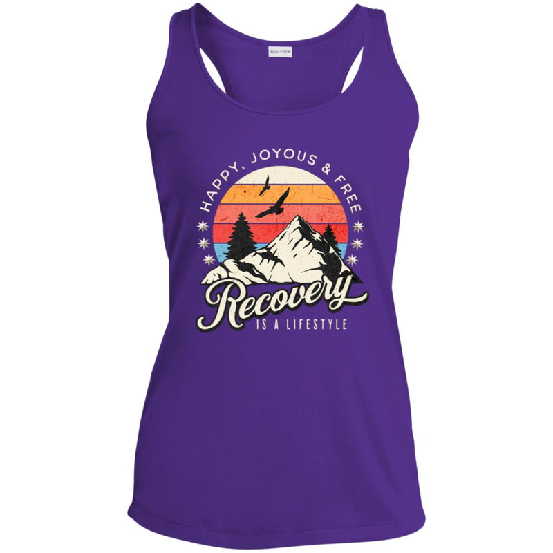 purple Womens Recovery Tank | Inspiring Sobriety |  Recovery Is a Lifestyle