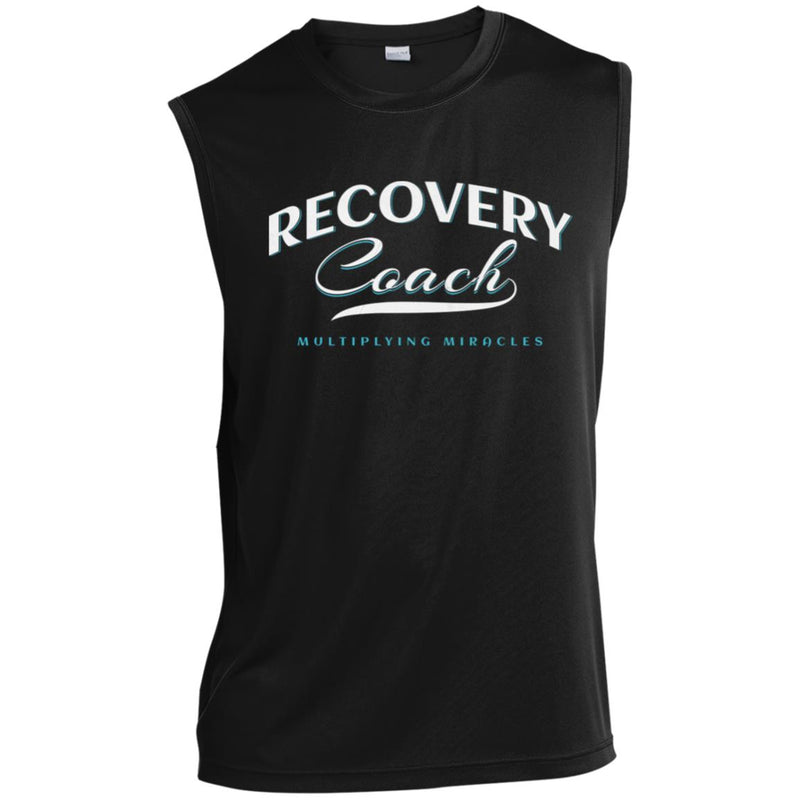 black Mens Recovery Tank | Inspiring Sobriety |  Recovery Coach