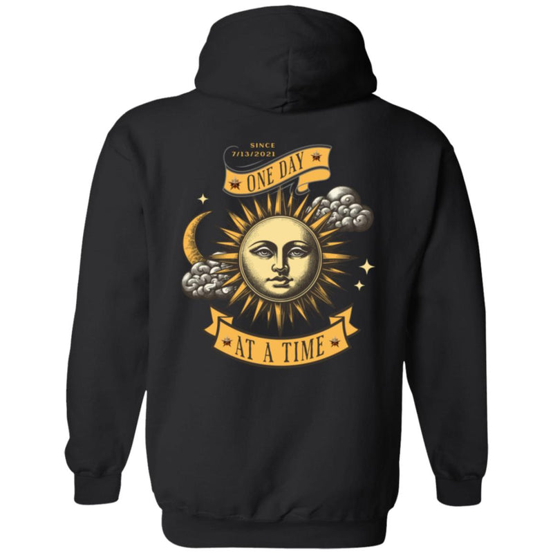 Custom Recovery Zip Hoodie | Inspiring Sobriety |  One Day at a Time