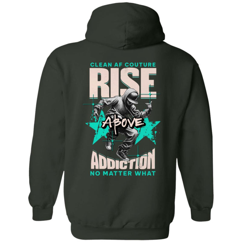 Recovery Zip Hoodie  | Inspiring Sobriety |  Rise Above Addiction