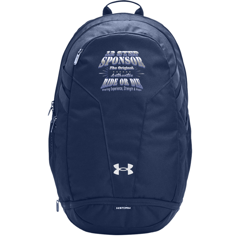 Recovery Under Armour Backpack | Inspiring Sobriety | 12 Step Sponsor (Ride or Die)