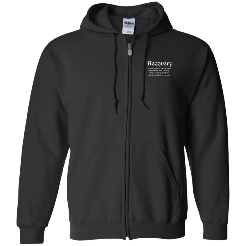 Recovery Zip Hoodie  | Inspiring Sobriety |  Recovery Breeds